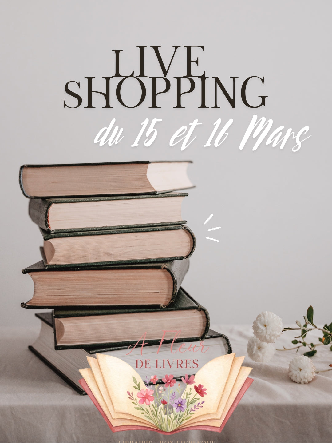 Panier shopping Live du 15 et 16 Mars