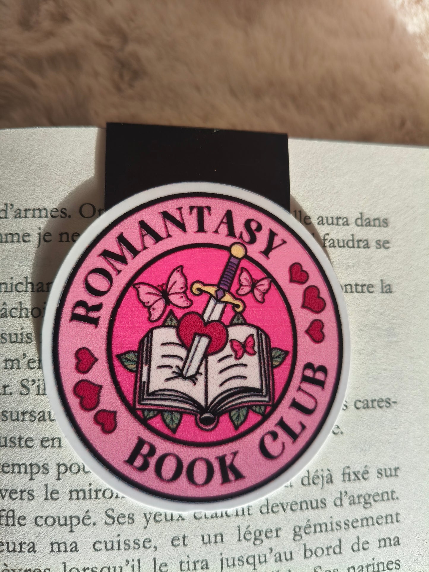 Marque page magnétique