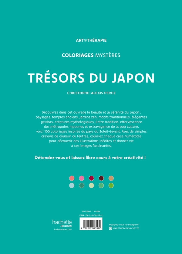 Coloriages mystères Trésors du Japon