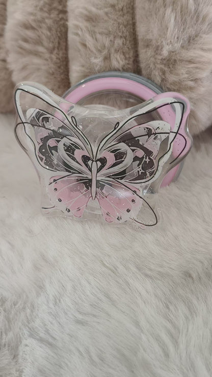 Poignée liseuse Papillon paillettes