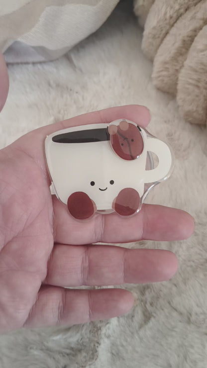 Poignée liseuse tasse de café