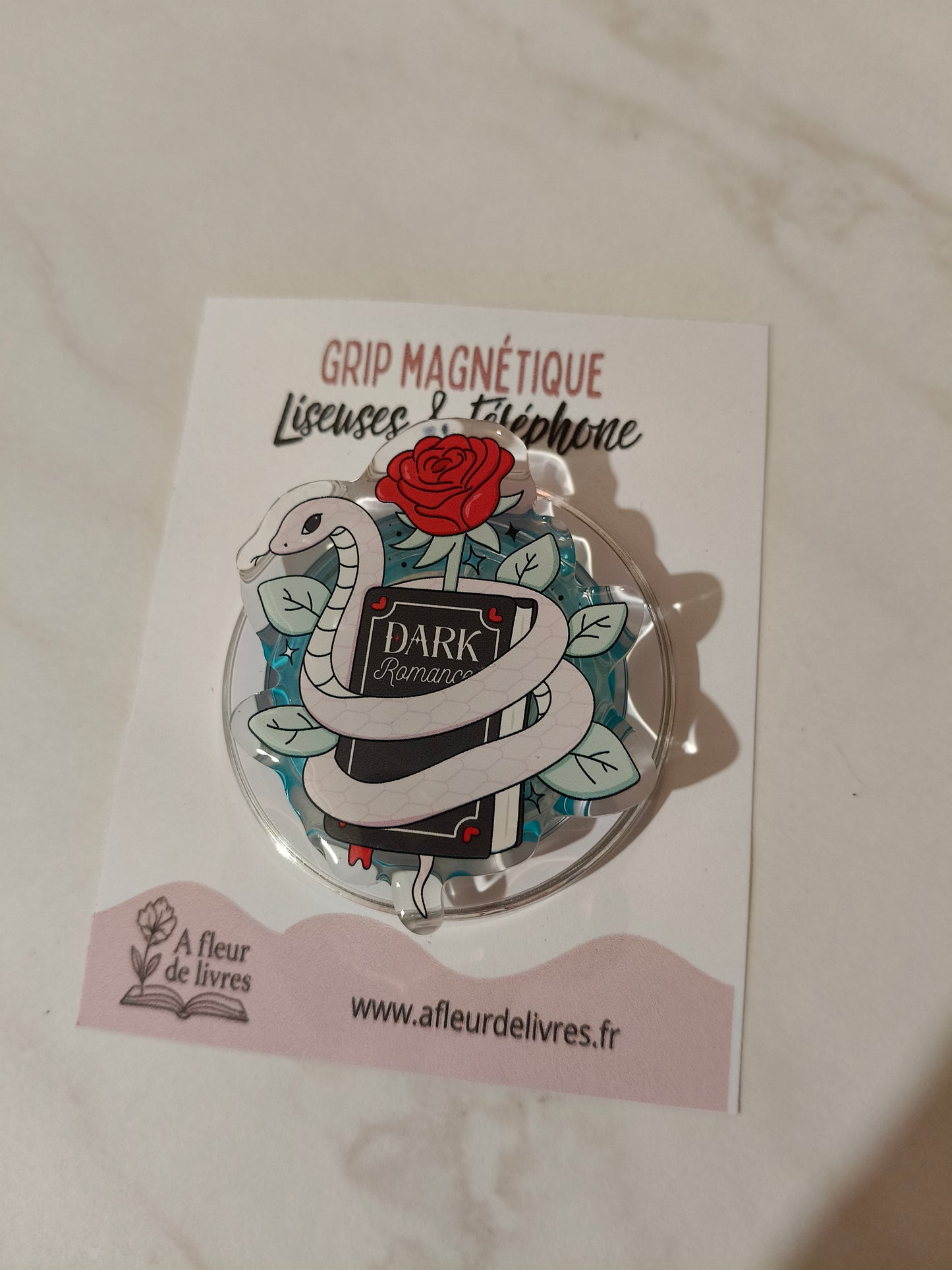 Grip magnétique liseuse Dark romance