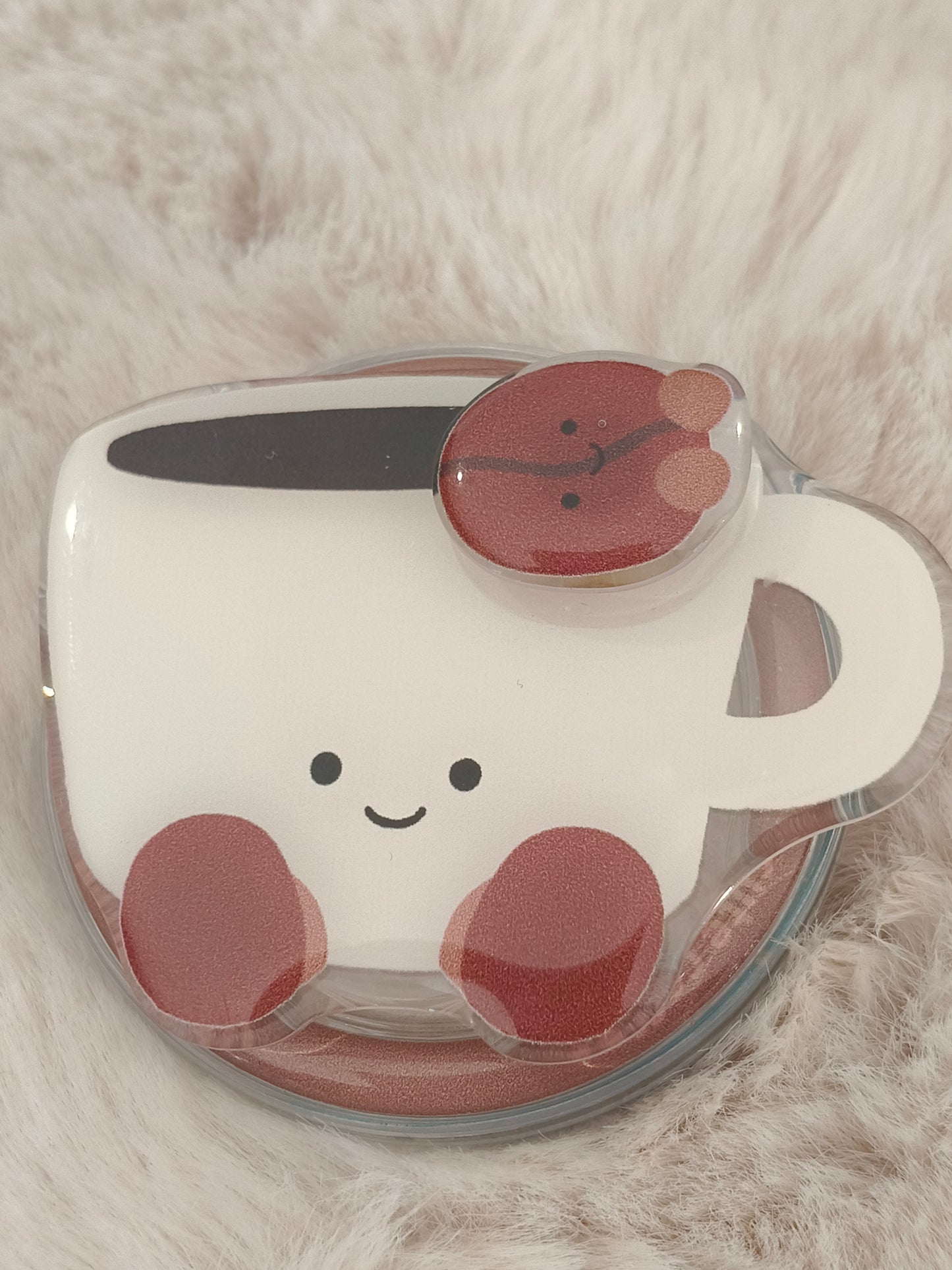 Poignée liseuse tasse de café