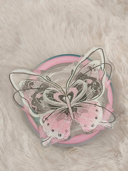 Poignée liseuse Papillon paillettes